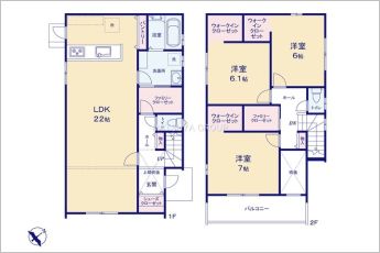 【1号棟】3LDK