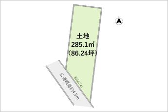 【1区画】※図面と現況に相違ある場合には現況優先とします。