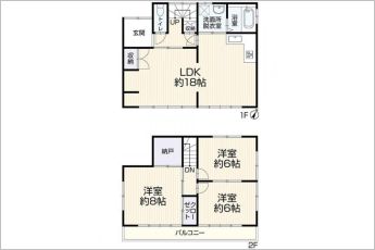 3LDK（リフォーム後の間取り）