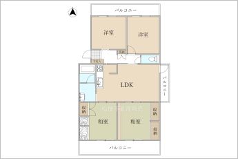 4LDK※図面と現況に相違ある場合には現況優先とします。