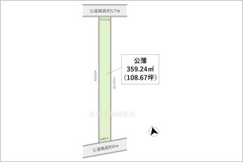 1区画※図面と現況に相違がある場合は現況優先とします