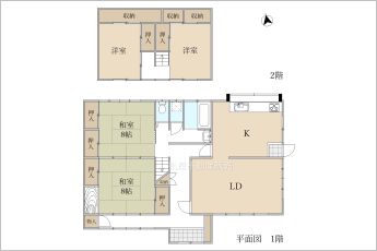4LDK※図面と現況に相違ある場合には現況優先とします。