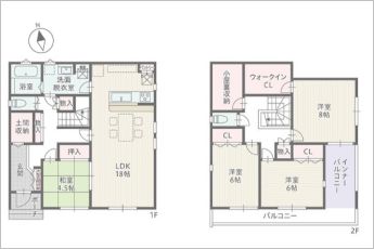 4LDK+小屋根収納