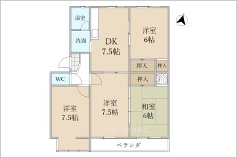 4DK※図面と現況に相違がある場合は現況優先とします