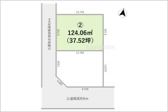 2号地※図面と現況に相違ある場合には現況優先とします。