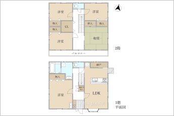 5LDK※図面と現況に相違ある場合には現況優先とします。