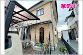 お洒落な玄関ポーチがご家族のお帰りを明るくお迎えしてくれます。