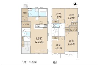 4SLDK※図面と現況に相違ある場合には現況優先とします。