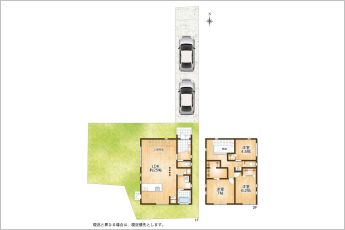 3LDK※図面と現況に相違ある場合には現況優先とします。