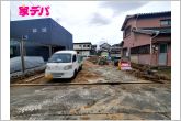 【限定1棟】建築予定地です！・5LDK・LDK15.75帖、隣接洋室3.75帖・全居室収納完備・南向き・ウォークインクローゼット・パントリー・床下収納庫・駐車場2台可