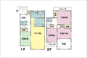 4LDK※図面と現況に相違ある場合には現況優先とします。