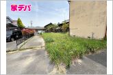 【北西側】建築条件のない土地でご希望に沿った住まいづくりができます。