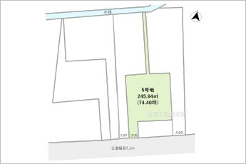 5号地※図面と現況に相違がある場合は現況優先とします