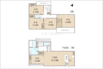 5LDK※図面と現況に相違ある場合には現況優先とします。