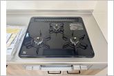三口コンロでお料理のスピードアップ！