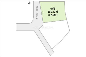 B区画※図面と現況に相違がある場合は現況優先とします