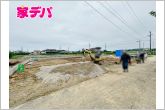 【2号棟】建築予定地です！・長期優良住宅・4LDK・平屋住宅・LDK17帖、隣接洋室5帖・全居室収納完備・パントリー・並列駐車場3台可