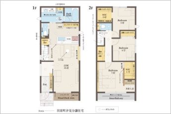 3LDK※図面と現況に相違ある場合には現況優先とします。