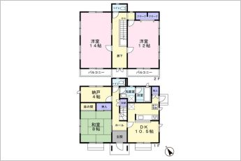 3SLDK※図面と現況に相違ある場合には現況優先とします。