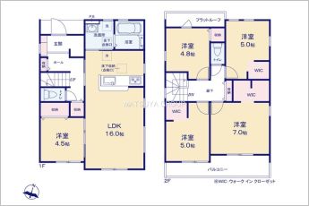 5LDK※図面と現況に相違ある場合には現況優先とします。