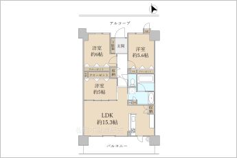 3LDK※図面と現況に相違がある場合は現況優先とします