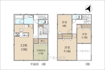 4LDK※図面と現況に相違ある場合には現況優先とします。