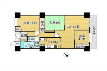3LDK※図面と現況に相違ある場合には現況優先とします。
