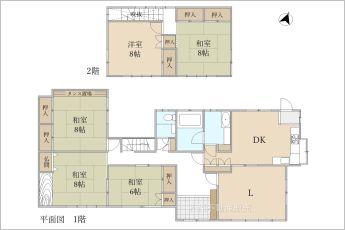 6DK※図面と現況に相違ある場合には現況優先とします。