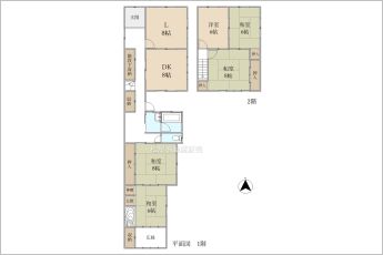 6DK※図面と現況に相違ある場合には現況優先とします。