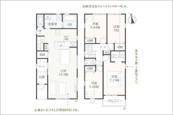 4LDK※図面と現況に相違ある場合には現況優先とします。