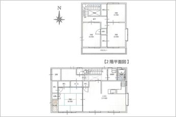 4LDK※図面と現況に相違ある場合には現況優先とします。