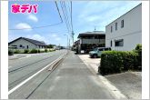 前面道路：北側約14ｍ幅、西側約7ｍ幅。角地の為、陽当たり良好です。