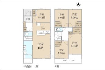 リーブルガーデン豊橋市中岩田1丁目58期　1号棟