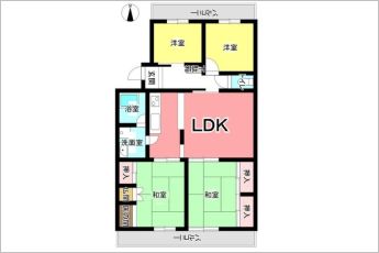 4LDK※図面と現況に相違ある場合には現況優先とします。