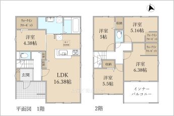 リーブルガーデン中央区舞阪町舞阪浜表　1号棟