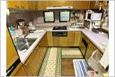 ご夫婦やお子様と、2～3人並んでも楽しくお料理できる広いキッチンです。