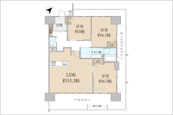 2LDK※図面と現況に相違がある場合は現況優先とします