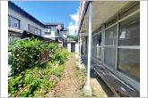 ちょっとした家庭菜園なども楽しめるお庭付き
