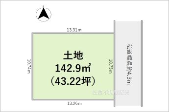 2号地※図面と現況に相違がある場合は現況優先とします
