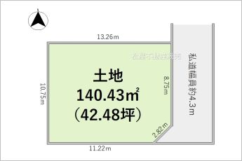 3号地※図面と現況に相違がある場合は現況優先とします