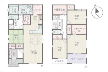 4LDK+小屋裏収納