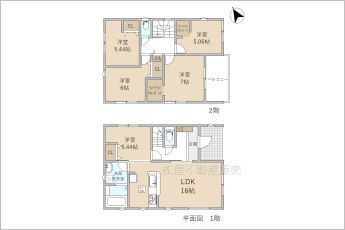 5LDK※図面と現況に相違ある場合には現況優先とします。