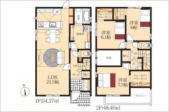 3LDK※図面と現況に相違ある場合には現況優先とします。