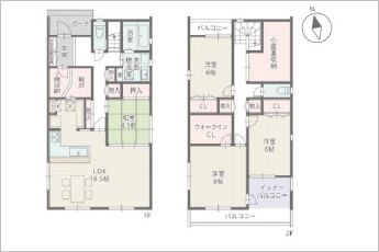 4SLDK+小屋裏収納