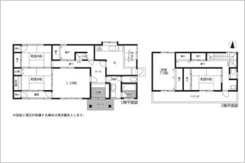 4SLK＋タタミコーナー※図面と現況に相違ある場合には現況優先とします。