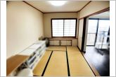 【和室6帖】リビングと続き間の和室は落ち着きますね。ゆったりとした時間を過ごせます。