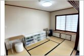 2部屋の間仕切り開放で、10.5帖の広々空間に出来ます。