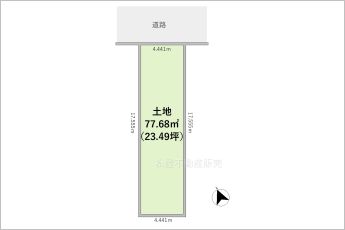 整形地※図面と現況に相違ある場合には現況優先とします。