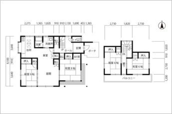 4LDK※図面と現況に相違ある場合には現況優先とします。