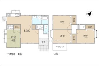4LDK※図面と現況に相違ある場合には現況優先とします。